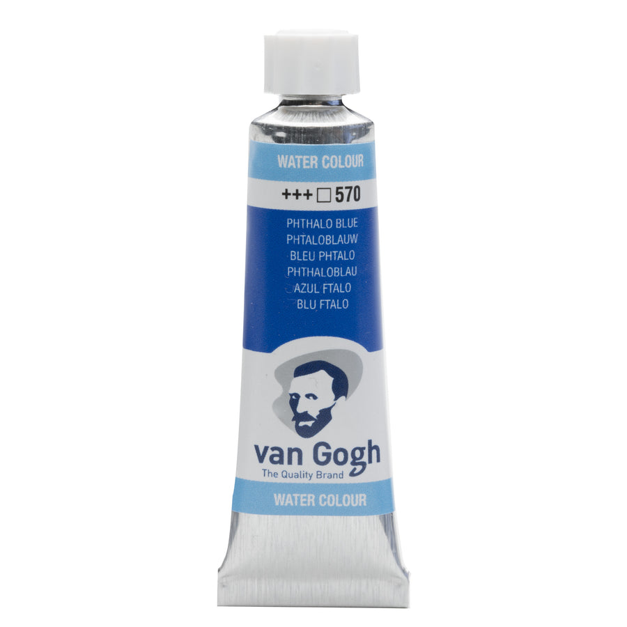 Acuarela tubo 10ml Van Gogh Azul Ftalo (Primario)
