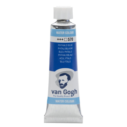 Acuarela tubo 10ml Van Gogh Azul Ftalo (Primario)