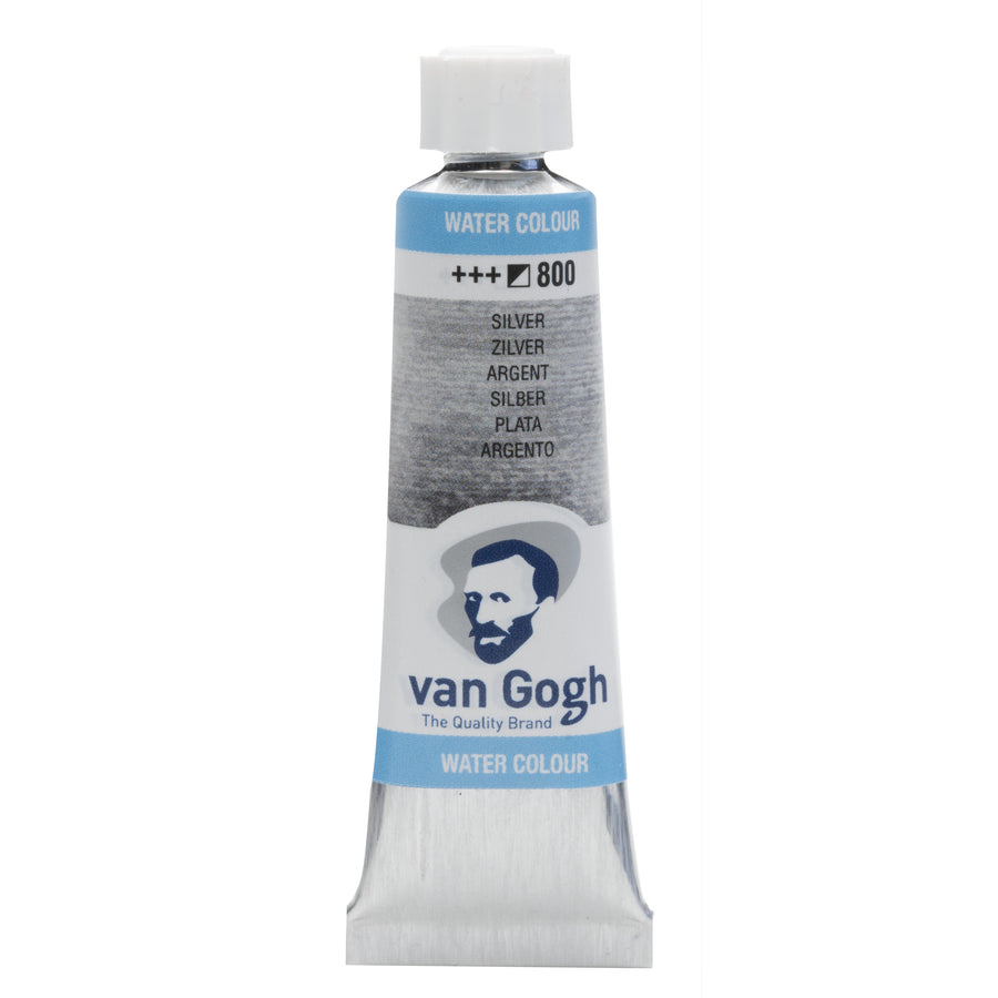 Acuarela tubo 10ml Van Gogh Plateado
