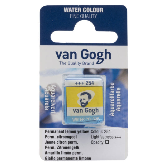 Acuarela 1/2 godet Van Gogh Amarillo Limón Permanente