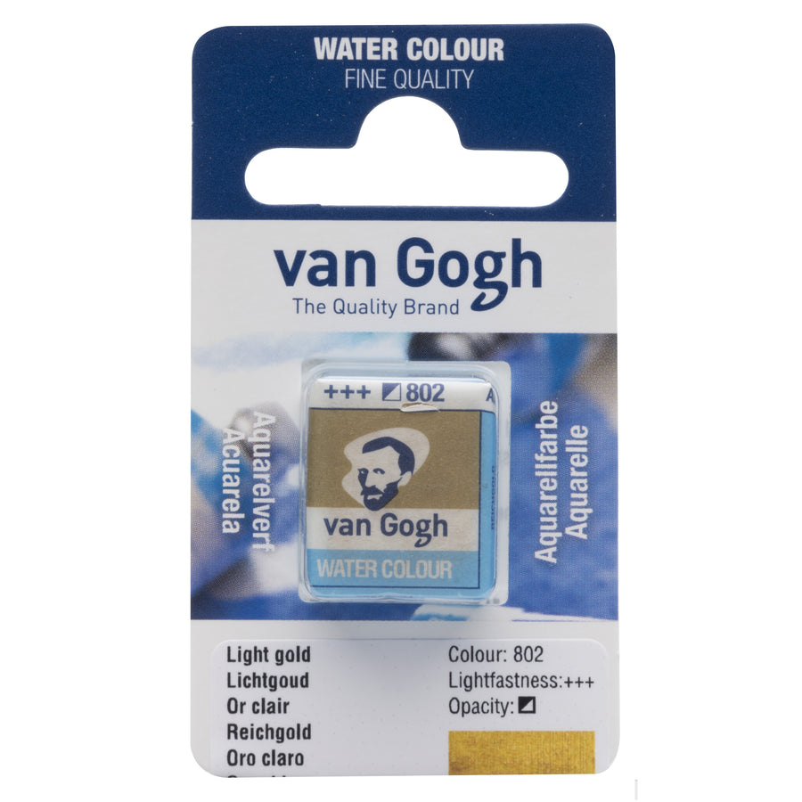 Acuarela 1/2 godet Van Gogh Oro Claro